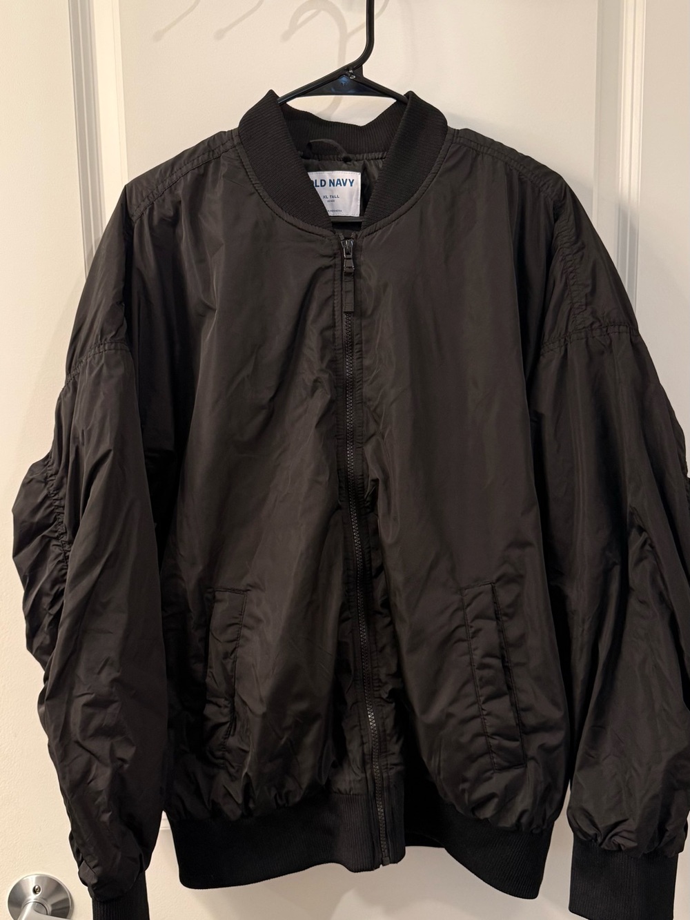 Old Navy Black Womens Bomber Jacket